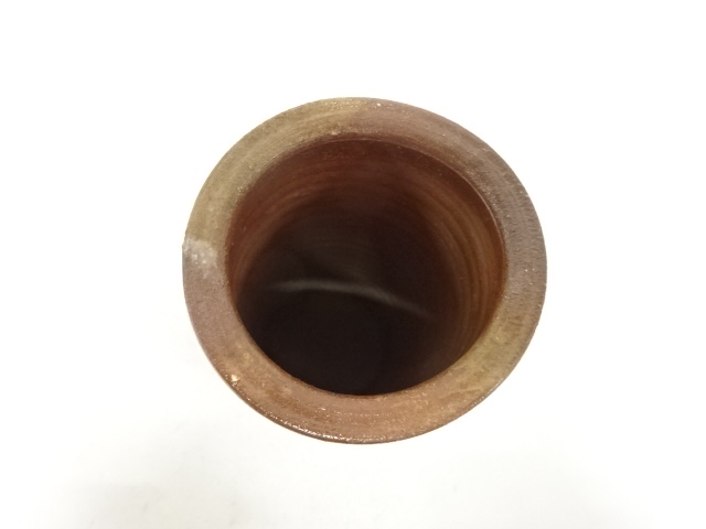  備前焼　榊原清人造　花入